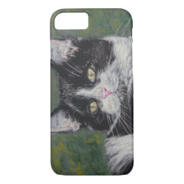 Case-Mate iPhone Case Chaton noir et blanc en été