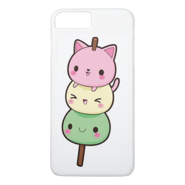 Coques Case-Mate iPhone Chatons de Kawaii Mochi (Dos)