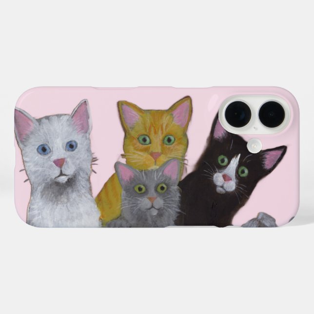 Coques Case-Mate iPhone Chatons Joueurs (Verso (horizontal))
