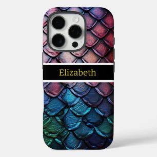 Coques iPhone 16 Pro Chatoyant serpent multicolore à la lumière naturel