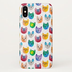 Case-Mate iPhone Case Chats aquarelles et amis