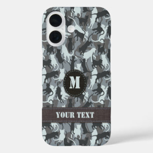 Coques iPhone 16 Chats Camouflage urbain