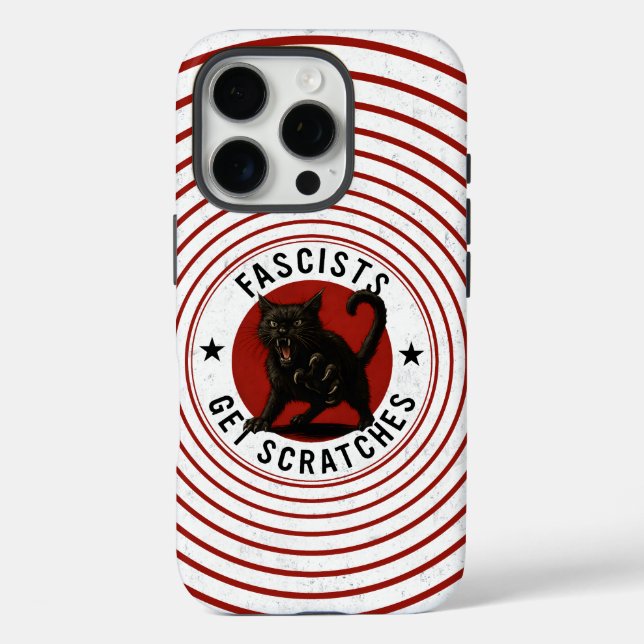 Coques Case-Mate iPhone Chats Contre les Fascistes (Verso)