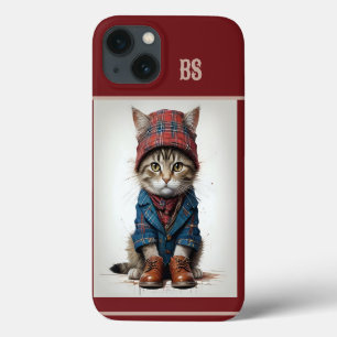 Case-Mate iPhone Case Chats écossais déguisé - chats tartans charmants