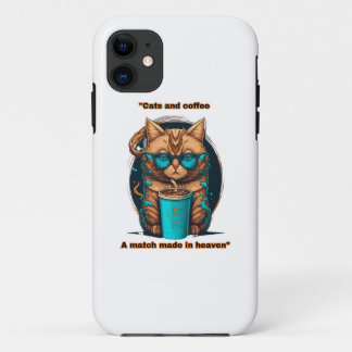 Case-Mate iPhone Case Chats et café - une allumette faite au paradis
