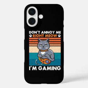 Coques iPhone 16 Chats Et Jeux Pour Le Jeu Vidéo De Chats Pour Amat