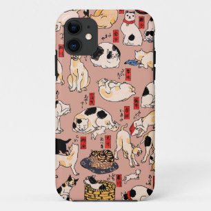 Case-Mate iPhone Case chats japonais Ukiyo-e Funny kitty