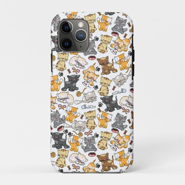 Coques Case-Mate iPhone Chats Kitty Joueurs (Dos)