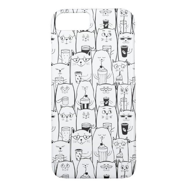 Coques Case-Mate iPhone Chats mignons (Dos)