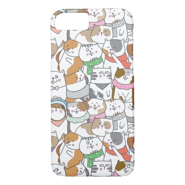 Coques Case-Mate iPhone Chats mignons (Dos)