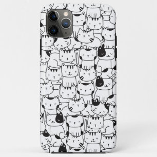 Case-Mate iPhone Case Chats noirs et blancs mignons