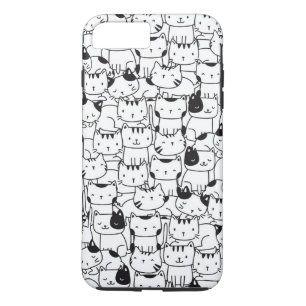 Case-Mate iPhone Case Chats noirs et blancs mignons