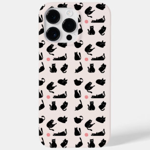 Coque Pour Pour iPhone 14 Pro Max Chats noirs idiots