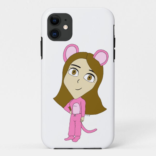 Coques Case-Mate iPhone chatte rose (Dos)