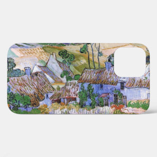 Case-Mate iPhone Case Chaumières au toit de chaume par la colline par Vi