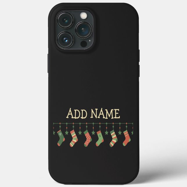 Coques Case-Mate iPhone Chaussettes de Noël Chaussures saisonnières ajoute (Verso)