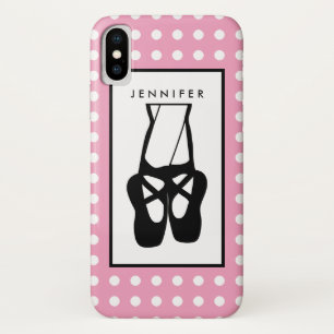 Case-Mate iPhone Case Chaussons Bleu Noir En Pointe