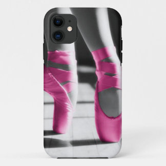 Coque iPhone 11 Chaussures de ballet roses lumineuses