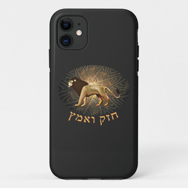 Coques Case-Mate iPhone Chazak Ve'ematz (Dos)