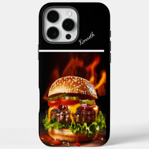 Coques iPhone 16 Pro Max Cheeseburger à la vapeur gastronomique
