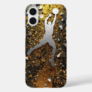 Coques iPhone 16 Plus Chelem or et noir