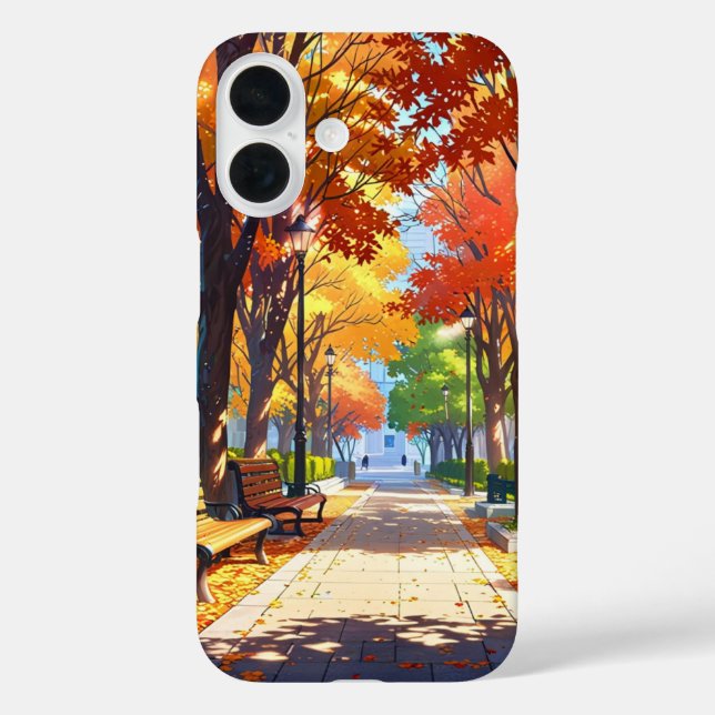 Coques Case-Mate iPhone Chemin d'automne de Riverside (Verso)
