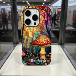 Coques iPhone 16 Pro Chemin de lumière du champignon en verre tendu