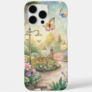Coques iPhone 16 Pro Max Chemin du jardin des papillons de rêve - Jardin en