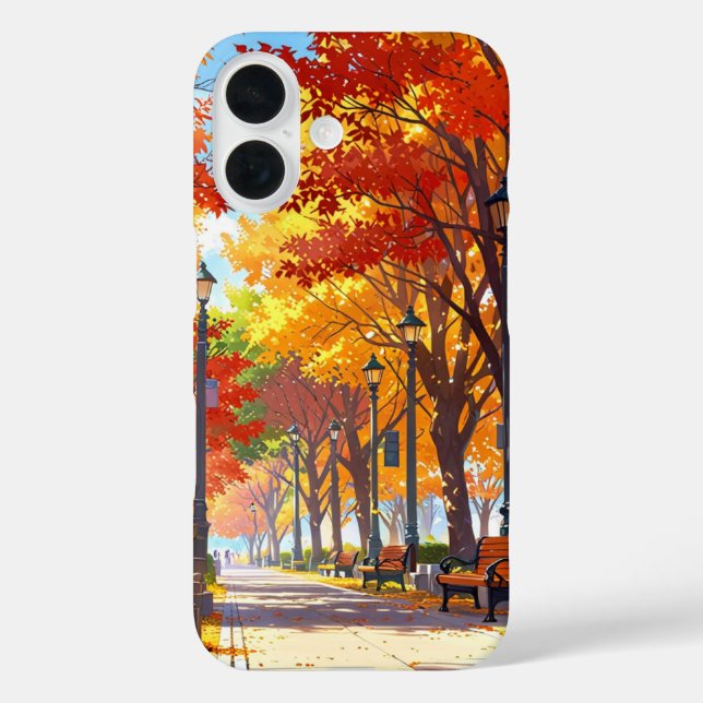 Coques Case-Mate iPhone Chemin du parc d'automne (Verso)