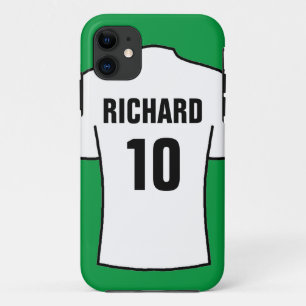 Case-Mate iPhone Case Chemise de football en blanc