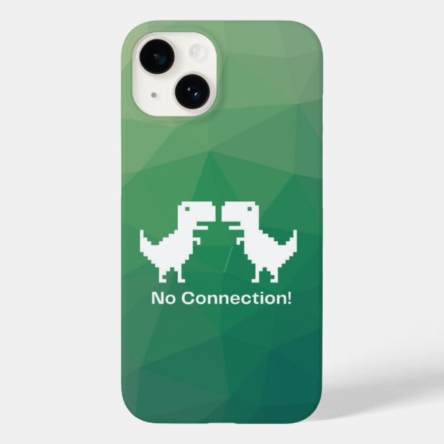 Coques Case-Mate iPhone Chemise Google dinosaure "pas de connexion" (Verso)