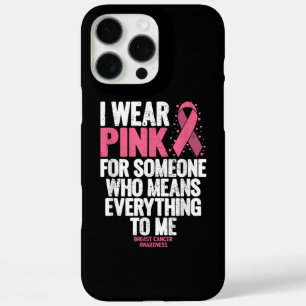 Coques iPhone 16 Pro Max Chemises de sensibilisation au cancer du sein pour