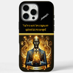 Coques iPhone 16 Pro Max Chercheur de données créatives au travail