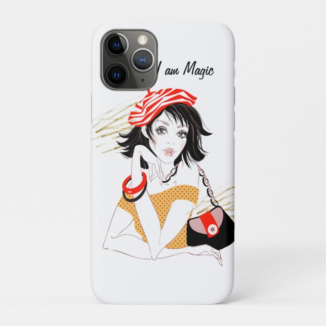 Coques Case-Mate iPhone Chérie Je suis Magique Attitude Citation (Dos)