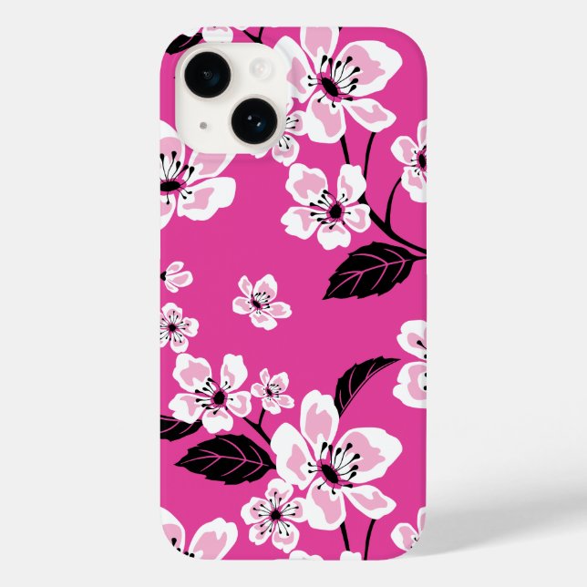 COQUES Case-Mate iPhone CHERRY BLOSSOM - SAKURA (ROSE) (Verso)