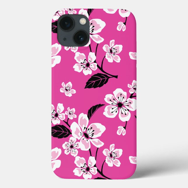 COQUES Case-Mate iPhone CHERRY BLOSSOM - SAKURA (ROSE) (Verso)