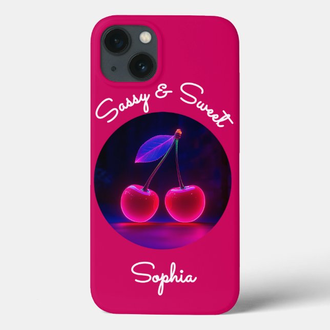 Coques Case-Mate iPhone Cherrylicious Sassy - Sweet & Bold (Verso)