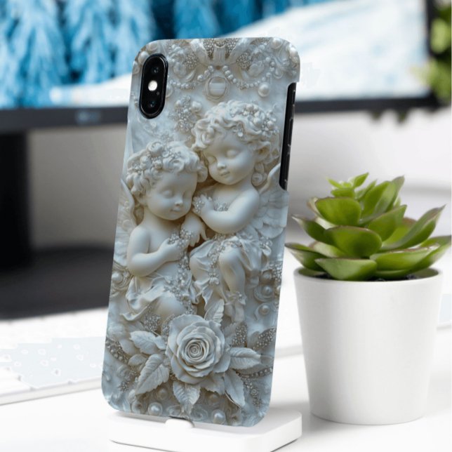 Coques Case-Mate iPhone Cherubs/Angles baroques 3D Look (Créateur téléchargé)