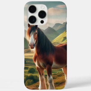 Coques iPhone 16 Pro Max Cheval Clydesdale des Highlands d'Écosse
