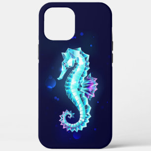 Case-Mate iPhone Case Cheval de mer de glace cristal sur Arrière - plan