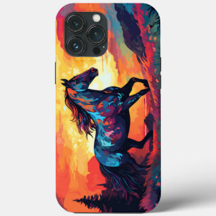 Case-Mate iPhone Case Cheval En Course Sur Le Terrain Art Abstrait Cheva