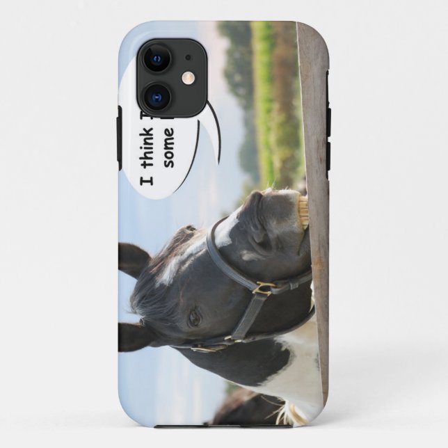 Coques Case-Mate iPhone Cheval et Floss (Dos)
