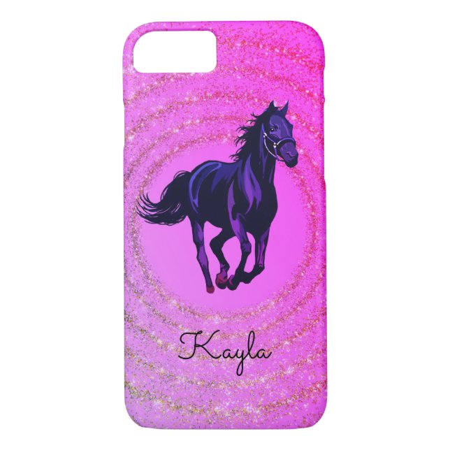 Coques Case-Mate iPhone Cheval fille (Dos)