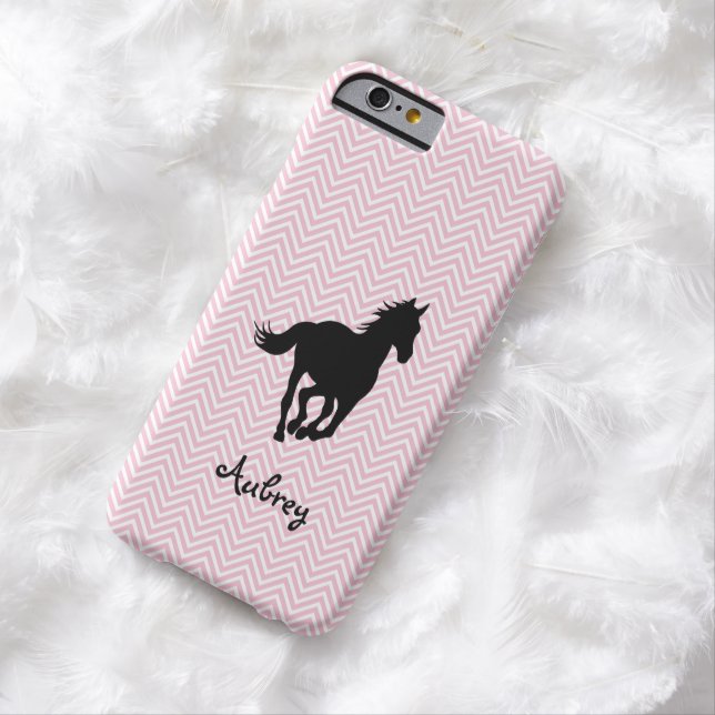 Coques Case-Mate iPhone Cheval galopant sur le zigzag personnalisé (In Situ)