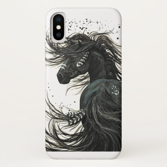 Coques Case-Mate iPhone Cheval majestueux d'esprit par Bihrle (Dos)
