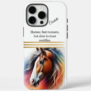 Coques iPhone 16 Pro Max Cheval manié - Art IA