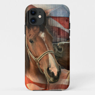 Case-Mate iPhone Case Cheval Rustic Barne drapeau américain