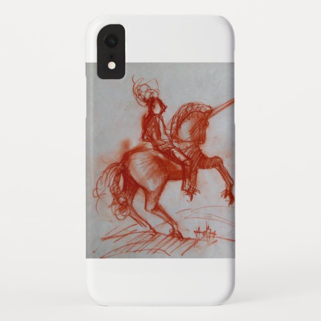 COQUES Case-Mate iPhone CHEVALIER FLORENTIN À CHEVAL (Dos)