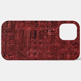 Case-Mate iPhone Case Chevauchement de petits carrés rouges peints