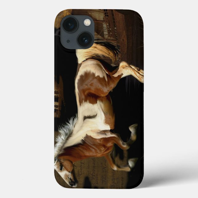 Coques Case-Mate iPhone Chevaux - American Western Theme (Verso)